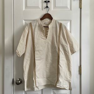 SOLD Tarami all-cotton boho style shirt